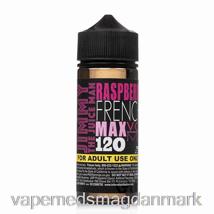 Vape Juice Hindbær French - Jimmy The Juiceman - 120ml 6mg